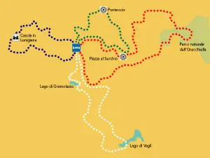 mappa garfagnana bici